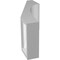 Ekena Millwork 5 1/2-in. W x 6-in. D x 14-in. H Westlake Architectural Grade PVC Knee Brace BRCP055X06X14WTL - alternate 5